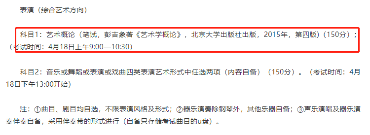 2022安徽藝術學院專升本表演（綜合藝術）專業(yè)