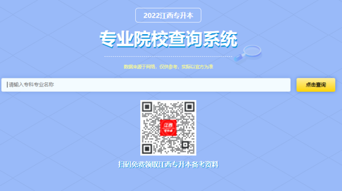 2022江西專(zhuān)升本專(zhuān)業(yè)院校查詢