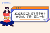 2022黑龙江财经学院专升本分数线、学费、招生计划