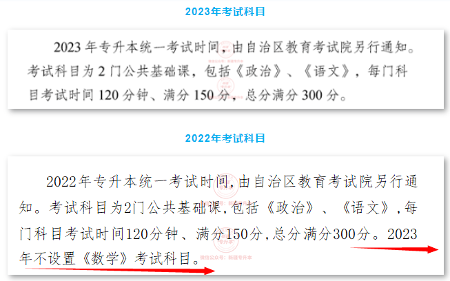 2024年新疆专升本考数学吗？