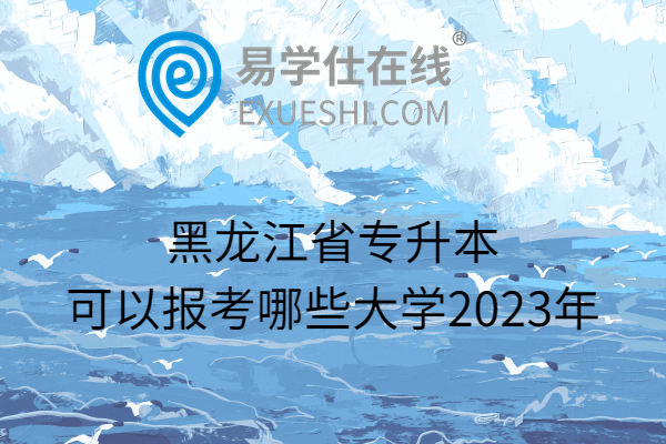 黑龙江省专升本可以报考哪些大学2023年