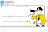 福建商學(xué)院專升本2023-2024招生計劃多少？