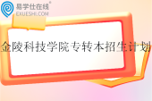 金陵科技學院專轉本2023-2024招生計劃多少人？