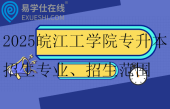 2025皖江工學(xué)院專升本招生專業(yè)、招生范圍公布！！