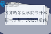 齊齊哈爾醫(yī)學(xué)院專升本招生計劃、錄取分?jǐn)?shù)線2021-2024！