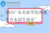 2025廣東東軟學(xué)院普通專(zhuān)升本招生簡(jiǎn)章~