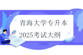 青海大學(xué)專升本2025考試大綱