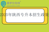 2025年陜西專升本招生政策！3月報名，4月考試