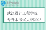 武漢設(shè)計(jì)工程學(xué)院專升本考試大綱2025