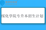 綏化學(xué)院專升本招生計劃2025