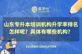 山東專升本培訓機構(gòu)升學率排名怎樣呢?具體有哪些機構(gòu)?