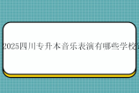 2025四川專升本音樂表演有哪些學(xué)校？