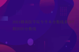 2021赣南医学院专升本分数线多少？附2020分数线