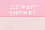 2021年云南专升本录取率_各专业分析