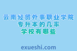 云南经贸外事职业学院专升本的几率_学校有哪些