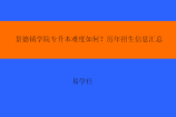 景德镇学院专升本难度如何？历年招生信息汇总