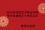 2022年昆明艺术职业学院专升本建档立卡考生仅60名