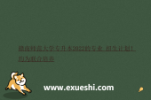 赣南师范大学专升本2022的专业_招生计划！均为联合培养