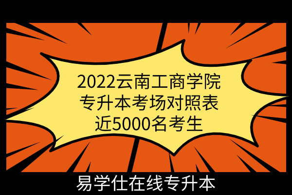 2022云南工商学院专升本