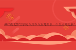 2022湖北警官学院专升本专业对照表、招生计划更新！