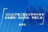 2022辽宁理工职业大学专升本专业有哪些？招生计划、学费汇总！