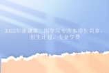 2022年新疆第二医学院专升本招生简章、招生计划、专业学费汇总