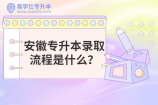 安徽专升本录取流程是什么？