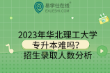 2023年华北理工大学专升本难吗？招生录取人数分析