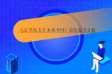 九江学院专升本难考吗？院校报考分析