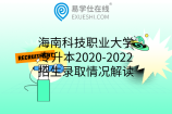 海南科技职业大学专升本2020-2022招生录取情况解读