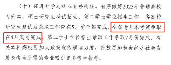 湖南省专升本考试争取在4月底前完成