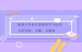 陕西专升本计算机科学与技术专业学校、人数、分数线盘点！含专业介绍