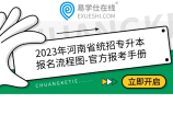 2023年河南省统招专升本报名流程图-官方报考手册