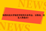 陕西科技大学镐京学院专升本专业、分数线、招生人数盘点！