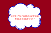2020-2022年青岛科技大学专升本有哪些专业？看计划和分数线！