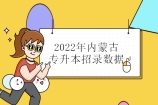2022年内蒙古专升本招录数据，23年升本人参考！