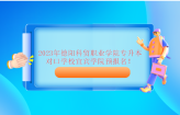 2023年德阳科贸职业学院专升本对口学校宜宾学院预报名！