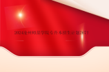2024沧州师范学院专升本招生计划267