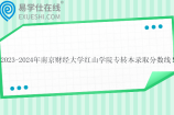 2023-2024年南京财经大学红山学院专转本录取分数线