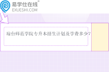 琼台师范学院专升本招生计划及学费多少？