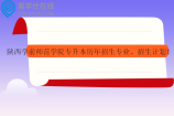 陕西学前师范学院专升本历年招生专业、招生计划