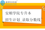 安顺学院专升本2021-2024招生计划_录取分数线~
