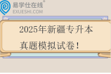 2025年新疆专升本真题模拟试卷