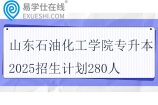 山东石油化工学院专升本2025招生计划280人