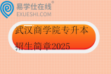 武汉商学院专升本招生简章2025