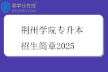 荆州学院专升本招生简章2025