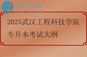 2025武汉工程科技学院专升本考试大纲