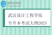 武汉设计工程学院专升本考试大纲2025