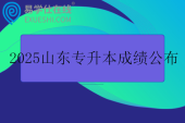 2025山东专升本成绩公布时间4月21日！！