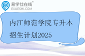 内江师范学院专升本招生计划2025